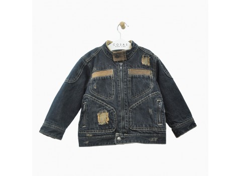 Куртка джинсовая на флисе	Next