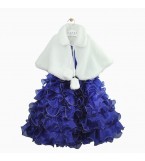 Нарядное платье+накидка+сумочка+украшение