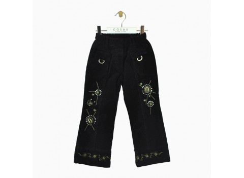 Штаны велюровые утепленные