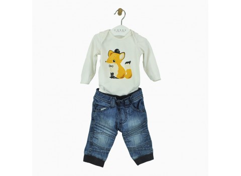 Комплект бодик и джинсы Prenatal