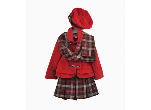 Костюм Couche Tol (пальто, шапка, шарф, колготы)