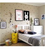 Картина BEAR /розовый,рамка черная/