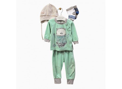 Пижама+шапка+носки