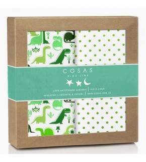 Набор пеленок бязь DINO