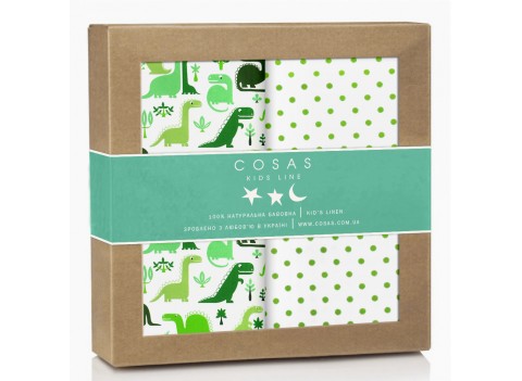 Набор пеленок бязь DINO