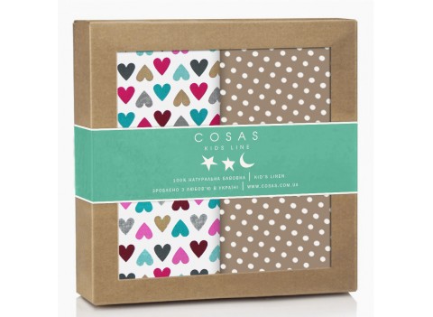 Набор пеленок бязь LOVE