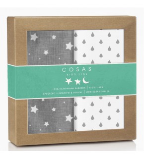 Набор пеленок бязь STAR DROP