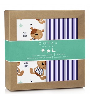 Набор пеленок бязь BEAR TEDDY