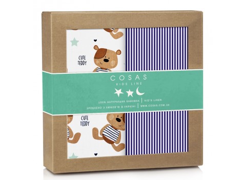 Набор пеленок бязь BEAR TEDDY