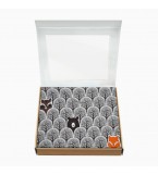 Пеленка фланель BEER WOOD GREY