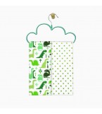 Набор пеленок бязь DINO