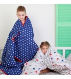 Покрывало двухстороннее BLUE STARS