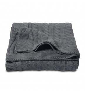 Плед COSAS DARK GREY