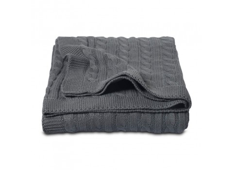 Плед COSAS DARK GREY