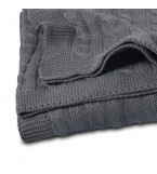 Плед COSAS DARK GREY