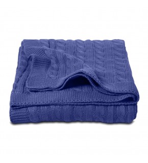 Плед COSAS DARK BLUE