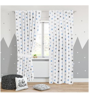 Шторы в детскую STAR SKY GREY