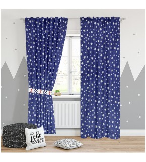 Шторы в детскую STAR BLUE