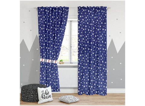 Шторы в детскую STAR BLUE