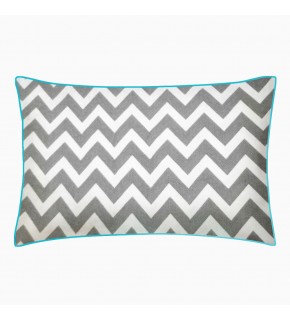 Наволочка ZIGZAG GREY MINT