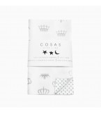 Комплект детского постельного белья CROWN /оборот серый горох/