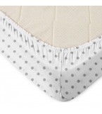 Комплект детского постельного белья CROWN /оборот серый горох/