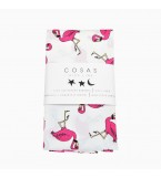 Комплект детского постельного белья FLAMINGO /оборот горох малина/