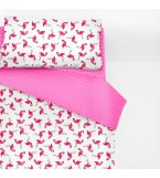 Пододеяльник FLAMINGO /оборот малина/