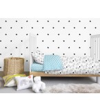 Комплект детского постельного белья SHEEP /оборот зигзаг голубой/