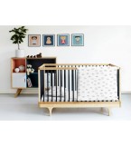 Комплект детского постельного белья CROWN /оборот серый горох/