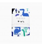 Пододеяльник DINO BLUE /оборот синий зигзаг/