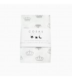 Комплект детского постельного белья CROWN /оборот серый горох/