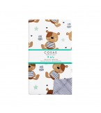 Комплект детского постельного белья BEAR /оборот полоса синяя/