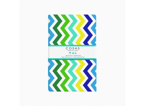 Простынка Зигзаг цветной COSAS