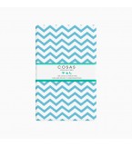 Комплект детского постельного белья SHEEP /оборот зигзаг голубой/