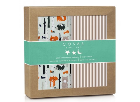 Набор пеленок бязь FOREST BEIGE