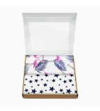 Набор пеленок бязь FLAMINGO STARS