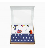 Набор пеленок бязь CARS STARS