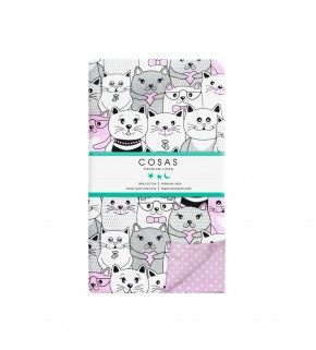 Пододеяльник CATS DOTS PINK