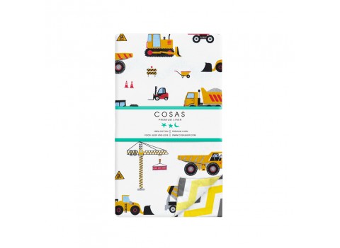 Пододеяльник BUILDING ZIGZAG YELLOW