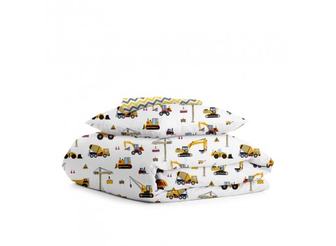 Комплект детского постельного белья BUILDING ZIGZAG YELLOW
