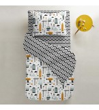 Наволочка BUILDING ZIGZAG BLACK