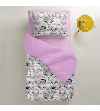 Пододеяльник CATS DOTS PINK