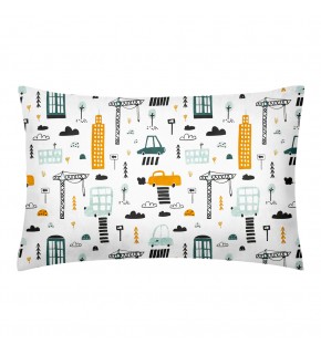 Наволочка BUILDING ZIGZAG BLACK