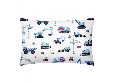 Наволочка BUILDING ZIGZAG BLUE