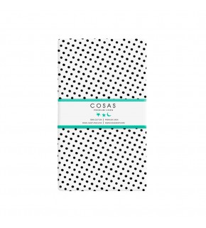 Простынка Горох черный COSAS