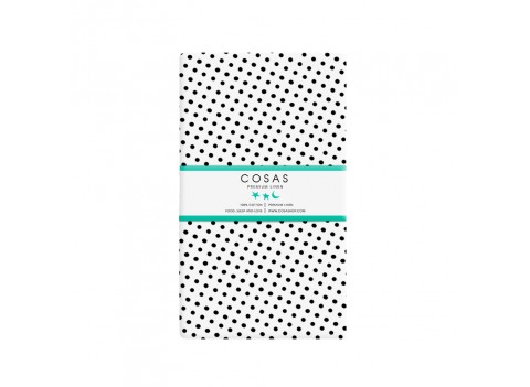 Простынка Горох черный COSAS