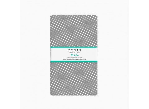 Простынка Серая в горошек COSAS