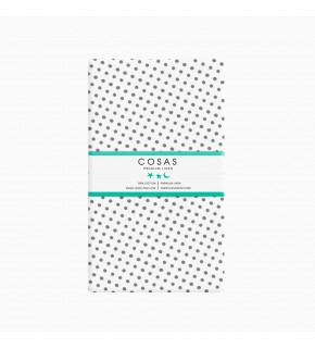 Простынка Горох серый COSAS
