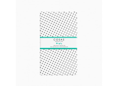 Простынка Горох серый COSAS